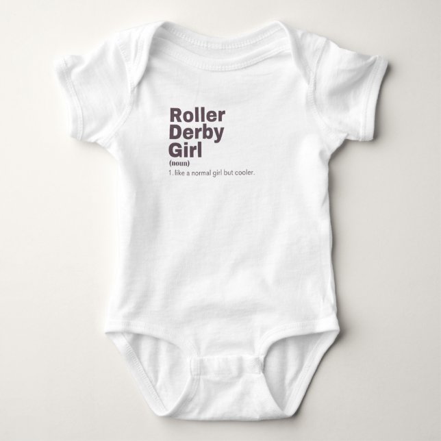 Film Girl - Roller Derby Baby Bodysuit (Front)