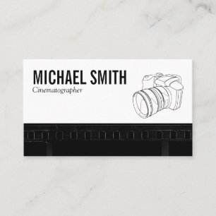 Film II and Camera Icon Business Card