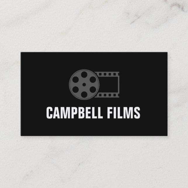 Film Maker, Director Business Card (Front)