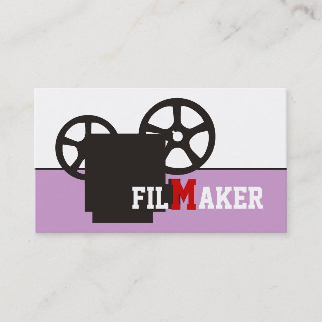 Film maker/director/Movie maker business cards (Front)