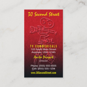 Film Maker / Videographer Business Card