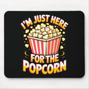 Film movie food night snack here for the popcorn mouse pad
