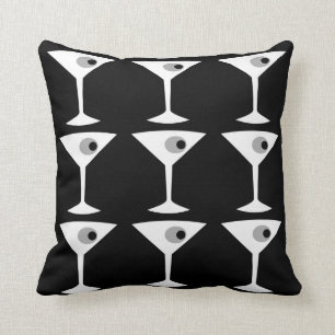 Film Noir Another Martini Throw Pillow
