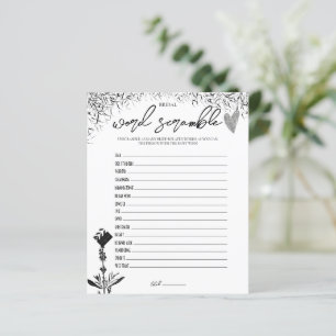 Film Noir - Bridal Word Scramble Game