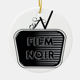 Film Noir Ceramic Ornament