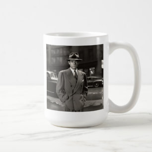 Film Noir Gumshoe Detective Coffee Mug 15oz