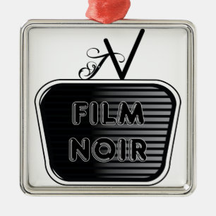 Film Noir Metal Tree Decoration