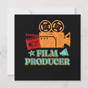Film Producer Movie Director Acter Arts Acting Thank You Card
