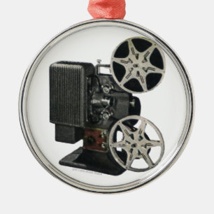 Film Projector 1947 Metal Ornament