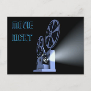 Film Projector Postcard