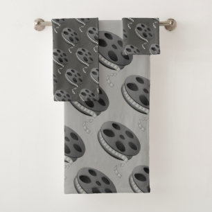Film Reel Bathroom Towel Sets