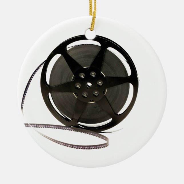 Film reel ceramic tree decoration (Front)