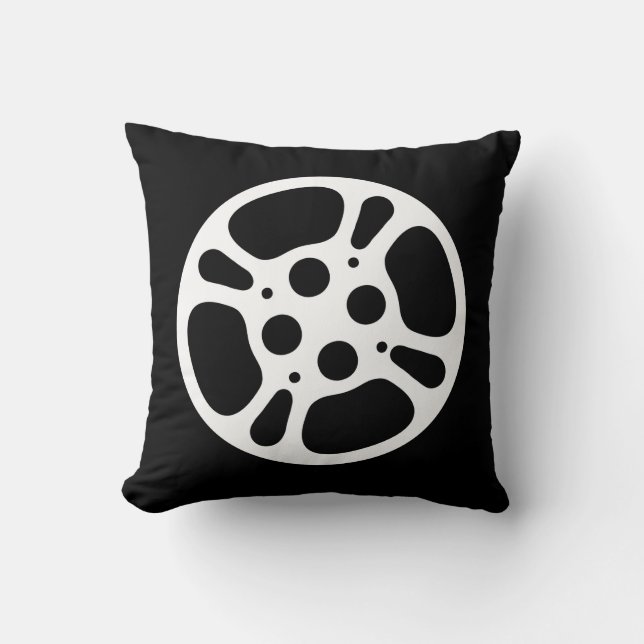 Film Reel / Movie Reel Pillow (Front)