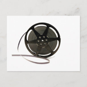 Film reel postcard