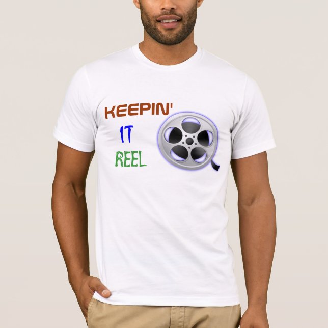 Film Reel Projectionist T Shirt (Front)