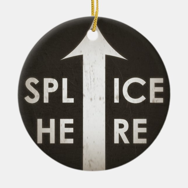 Film Splice Here Ornament (Front)