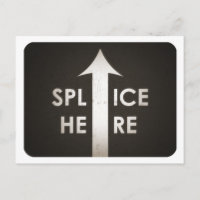 Film Splice Here Postcard