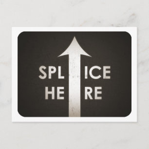 Film Splice Here Postcard