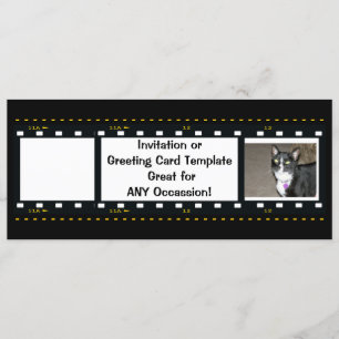 Film Strip-Customise Free Invitation