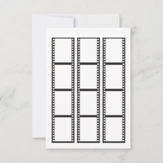 Film strip for your own photos to fit in RSVP card