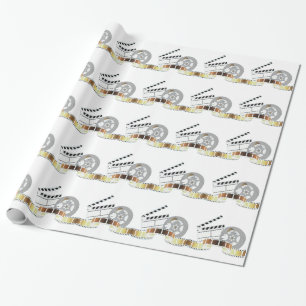Film Strip Gift Wrapping Paper