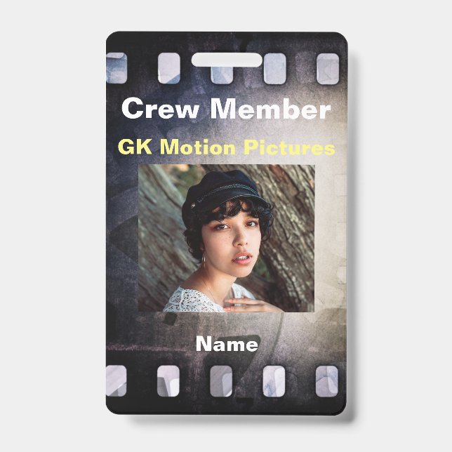 Film Strip ID Badge (Front)