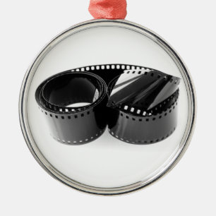 Film strip metal tree decoration