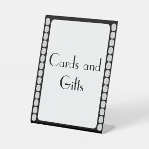 Film Strip Pedestal Sign