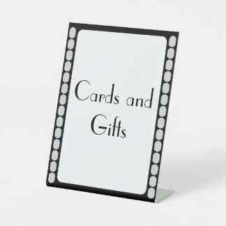 Film Strip Pedestal Sign