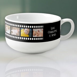 Film Strip Personalised DIY 10 Images and Text Soup Mug