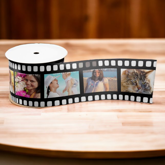 Film Strip Personalised DIY 10 Images Satin Ribbon (Creator Uploaded)