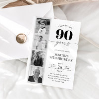 FIlm Strip Photo Minimalist 90th Birthday