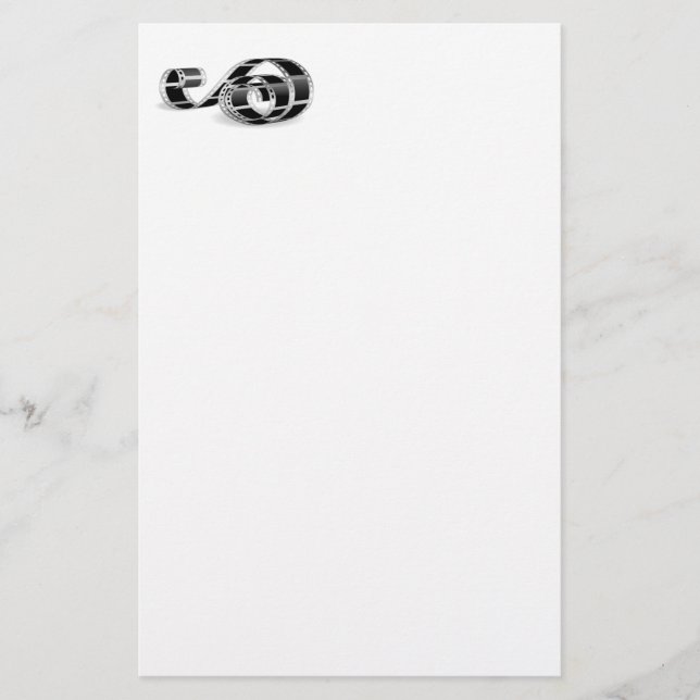 Film strip stationery (Front)