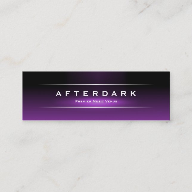 Film Trailer 01 Mini Business Card (Front)