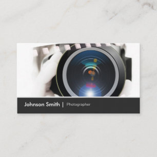 Film TV Photographer Cinematographer Camera Lens Business Card