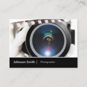 Film TV Photographer Cinematographer Camera Lens Business Card