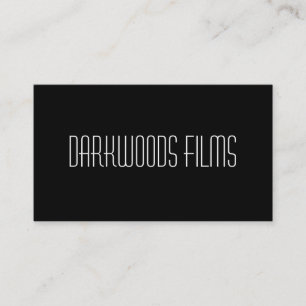 Film Video Camera Movie Director Filming Business Card