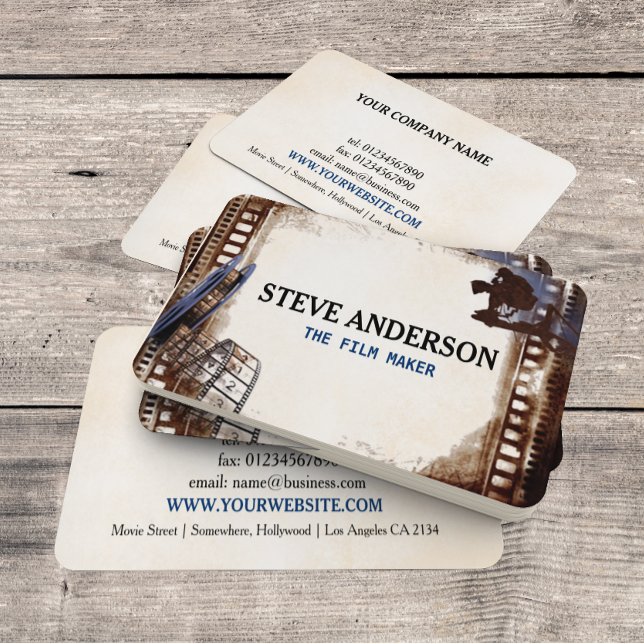 Filming Business Film Director Card (Creator Uploaded)