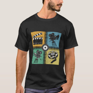 Filmmaker Actor Director Film Camera Cinema Lover  T-Shirt