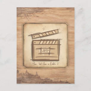 Filmmaker, actor, film director producer cameraman postcard