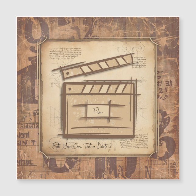 Filmmaker, actor, film director producer gift idea (Front)