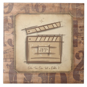 Filmmaker, actor, film director producer gift idea ceramic tile