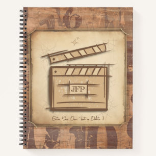 Filmmaker, actor, film director producer gift idea notebook
