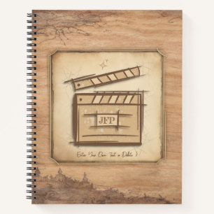 Filmmaker, actor, film director producer gift idea notebook