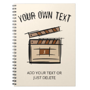 Filmmaker, actor, film director producer gift idea notebook