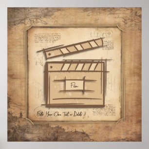 Filmmaker, actor, film director producer gift idea poster