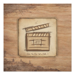 Filmmaker, actor, film director producer gift idea poster