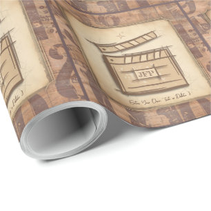 Filmmaker, actor, film director producer gift idea wrapping paper