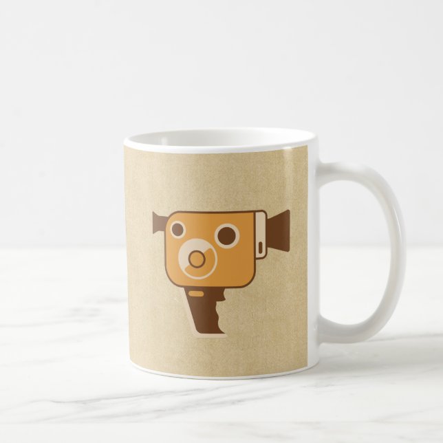 Filmmaker Movie Camera Coffee Mug (Right)