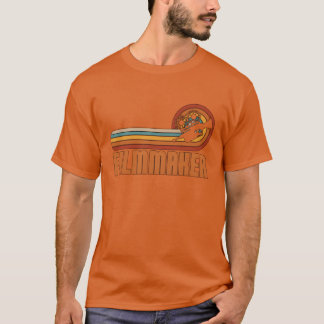 Filmmaking Filmmaker Retro Cinematographer Camera  T-Shirt